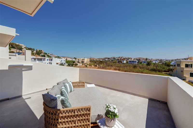 Two-Bedroom Family Suite with Sea & Garden View at Armia Experience Hotel, Vári, Sýros